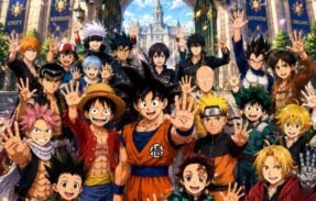 Imagem do grupo de WhatsApp Grupo de Entrada:  Animes Geral:  Portaria do Grupo