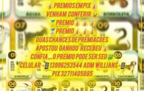 Imagem do grupo de WhatsApp Willians JB palpites e rifas… Sejam bem vindos 