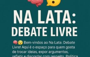 Imagem do grupo de WhatsApp ️ Na Lata: Debate Livre