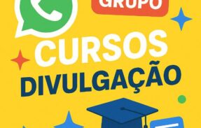 Imagem do grupo de WhatsApp Divulgação e cursos