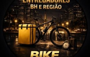 Imagem do grupo de WhatsApp Entregadores (Bike)  BH e Região