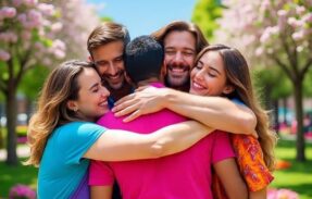 Imagem do grupo de WhatsApp Harém LGBT