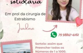 Imagem do grupo de WhatsApp Rifa SOLIDÁRIA  em Prol da Cirurgia de estrabismo