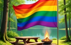 Imagem do grupo de WhatsApp Acampamento LGBT