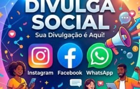 Imagem do grupo de WhatsApp Divulga Social 