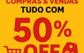 Imagem do grupo de WhatsApp TUDO COM 50% OFF ️🪄