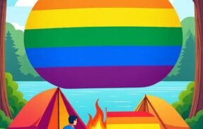 Imagem do grupo de WhatsApp Acampamento LGBT