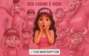Imagem do grupo de WhatsApp 𝐋𝐀𝐔𝐑𝐀 𝐂𝐀𝐏𝐒 𝐒𝐋𝐎𝐓𝐒 
