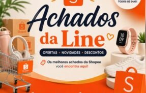 Imagem do grupo de WhatsApp Achados da Line