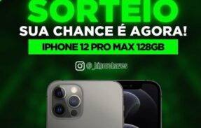 Imagem do grupo de WhatsApp Ação iPhone 12 Pro Max