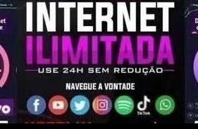 Internet ilimitada por 5 reais