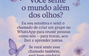 Imagem do grupo de WhatsApp Espaço dos Sensitivos
