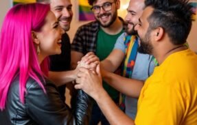 Imagem do grupo de WhatsApp Turma LGBT