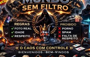 Imagem do grupo de WhatsApp  Mundo Sem Filtro