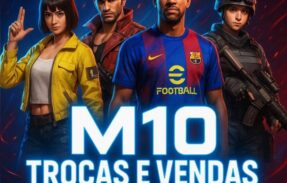 Imagem do grupo de WhatsApp M10 VENDAS E TROCAS DE EFOTBALL E FF ‍