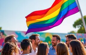 Imagem do grupo de WhatsApp Encontros e amizade LGBT