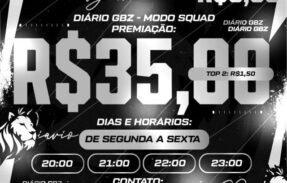 DIARIOGB_Z  ● MODO SQUAD | PRE – INSCRIÇÃO ️G2