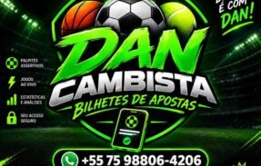 Imagem do grupo de WhatsApp Dan Cambista aposta de futebol