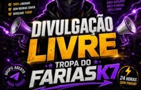Imagem do grupo de WhatsApp DIVULGAÇÃO LIVRE 24 HORAS